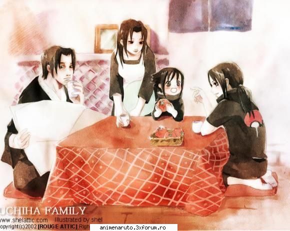 Pareri - o poza cand era bucuros in familie...ce dragut - Sasuke